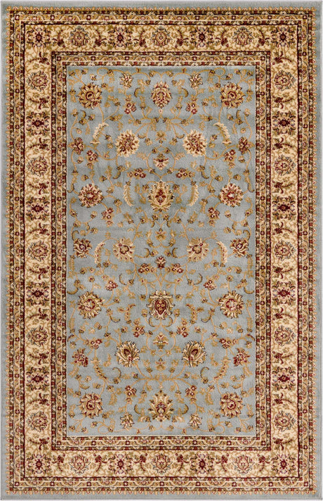 Light Blue 5' 3 x 8' Voyage Rectangle Area Rug