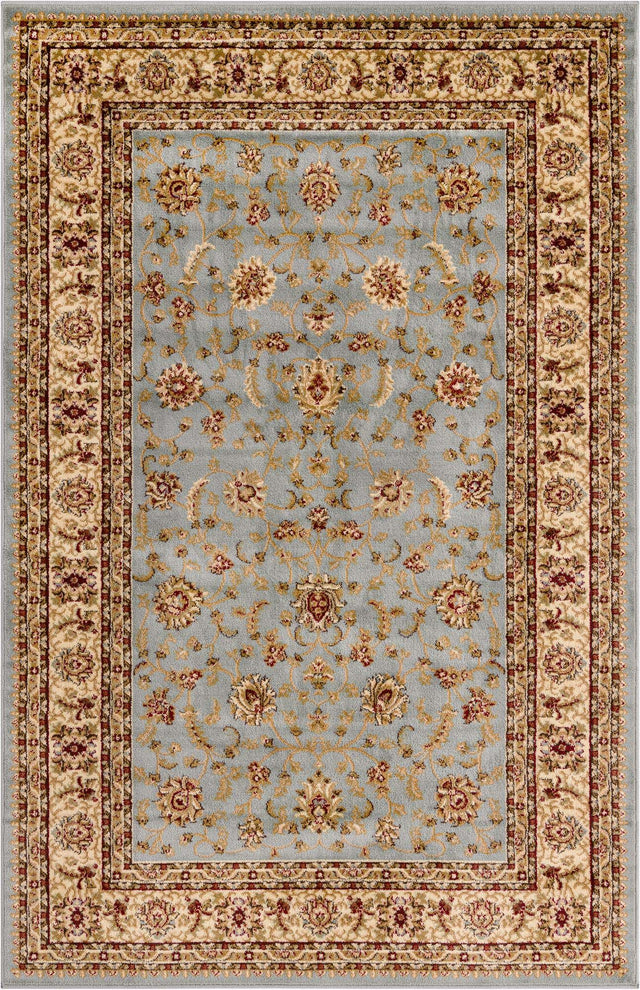 Light Blue 5' 3 x 8' Voyage Rectangle Area Rug