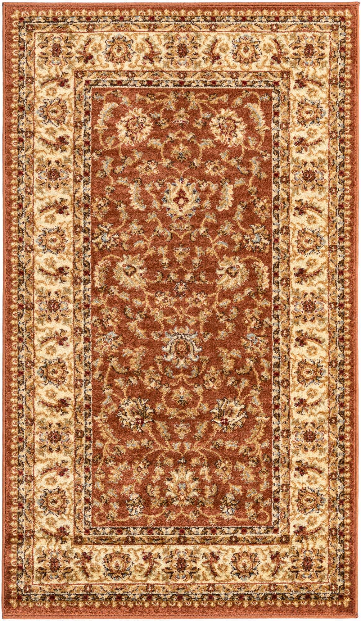 Brick Red Light Rose 3' 1 x 5' 3 Voyage Rectangle Area Rug