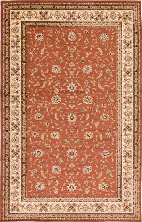 Brick Red Light Rose 10' 6 x 16' 5 Voyage Rectangle Area Rug