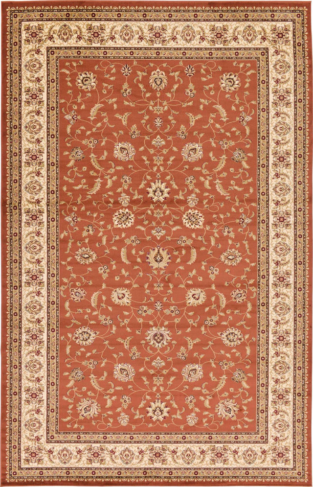 Brick Red Light Rose 10' 6 x 16' 5 Voyage Rectangle Area Rug