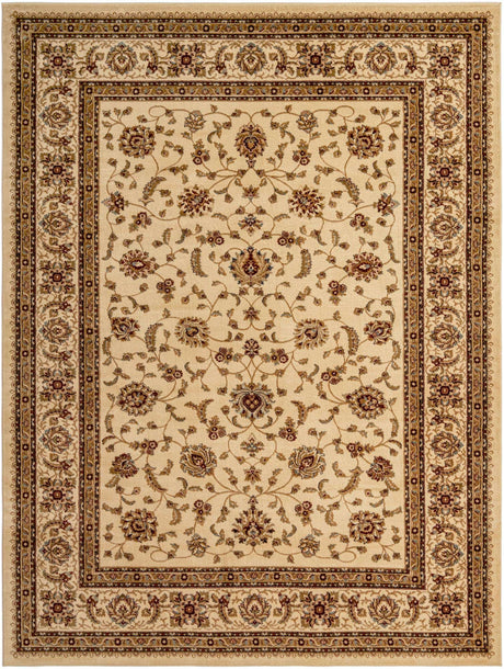 Cream 9' x 12' Voyage Rectangle Area Rug