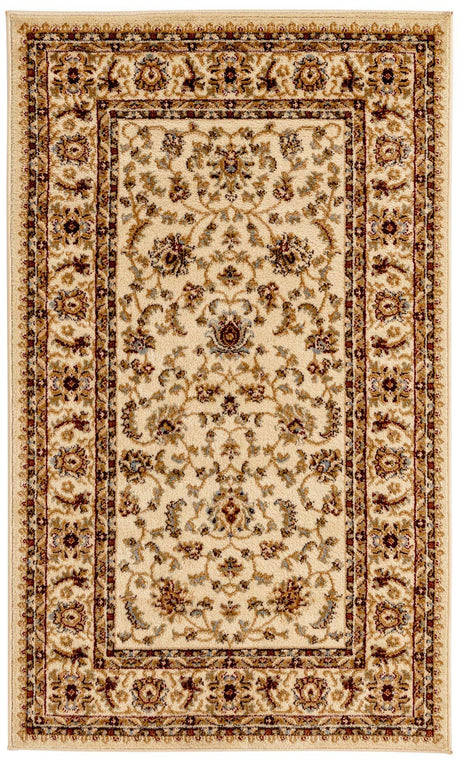 Cream 3' 1 x 5' 3 Voyage Rectangle Area Rug