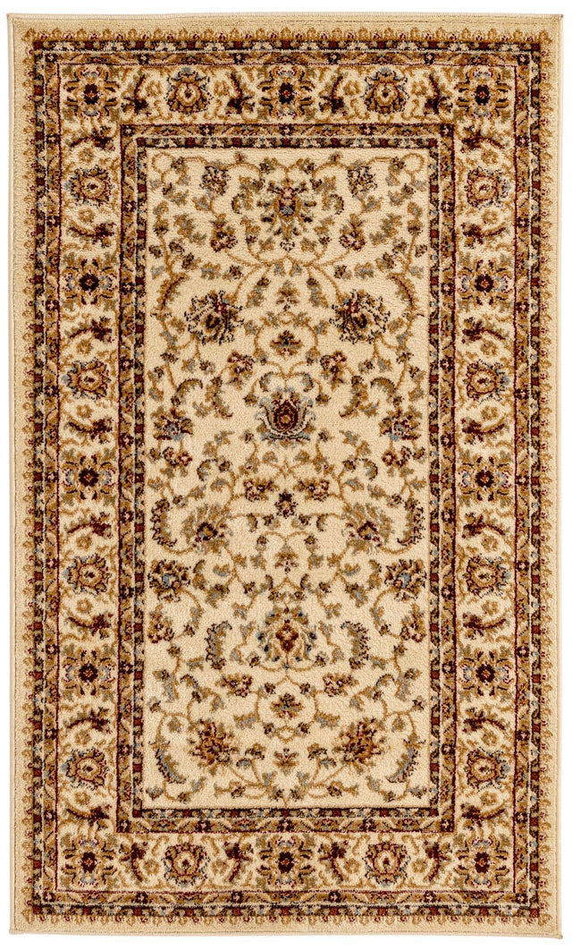 Cream 3' 1 x 5' 3 Voyage Rectangle Area Rug