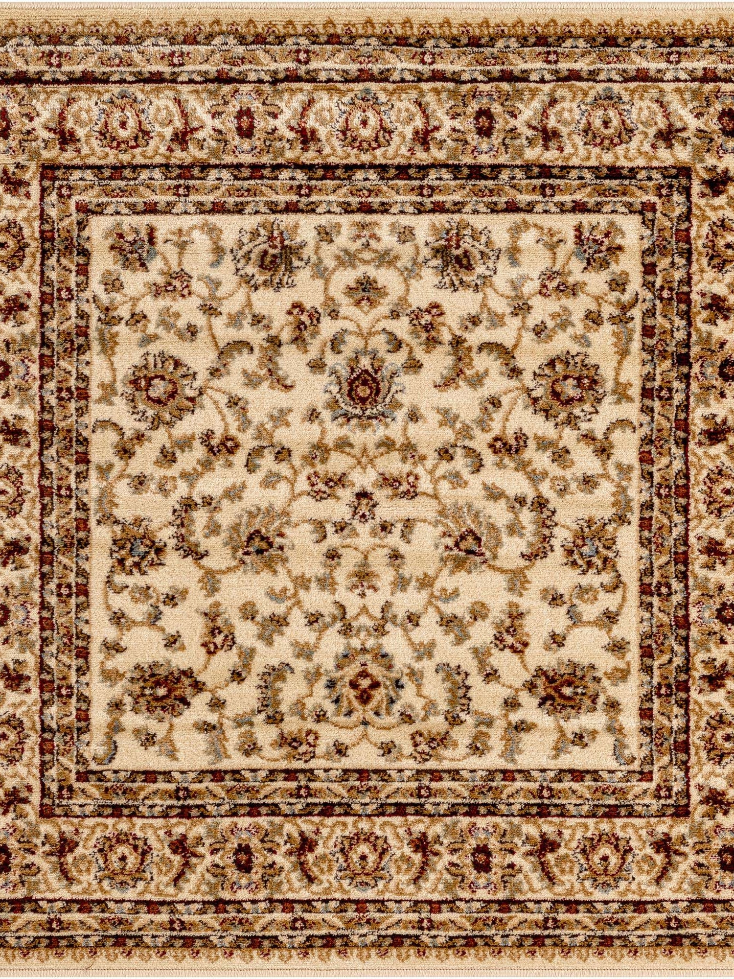 Cream 4' 1 x 4' 1 Voyage Square Area Rug