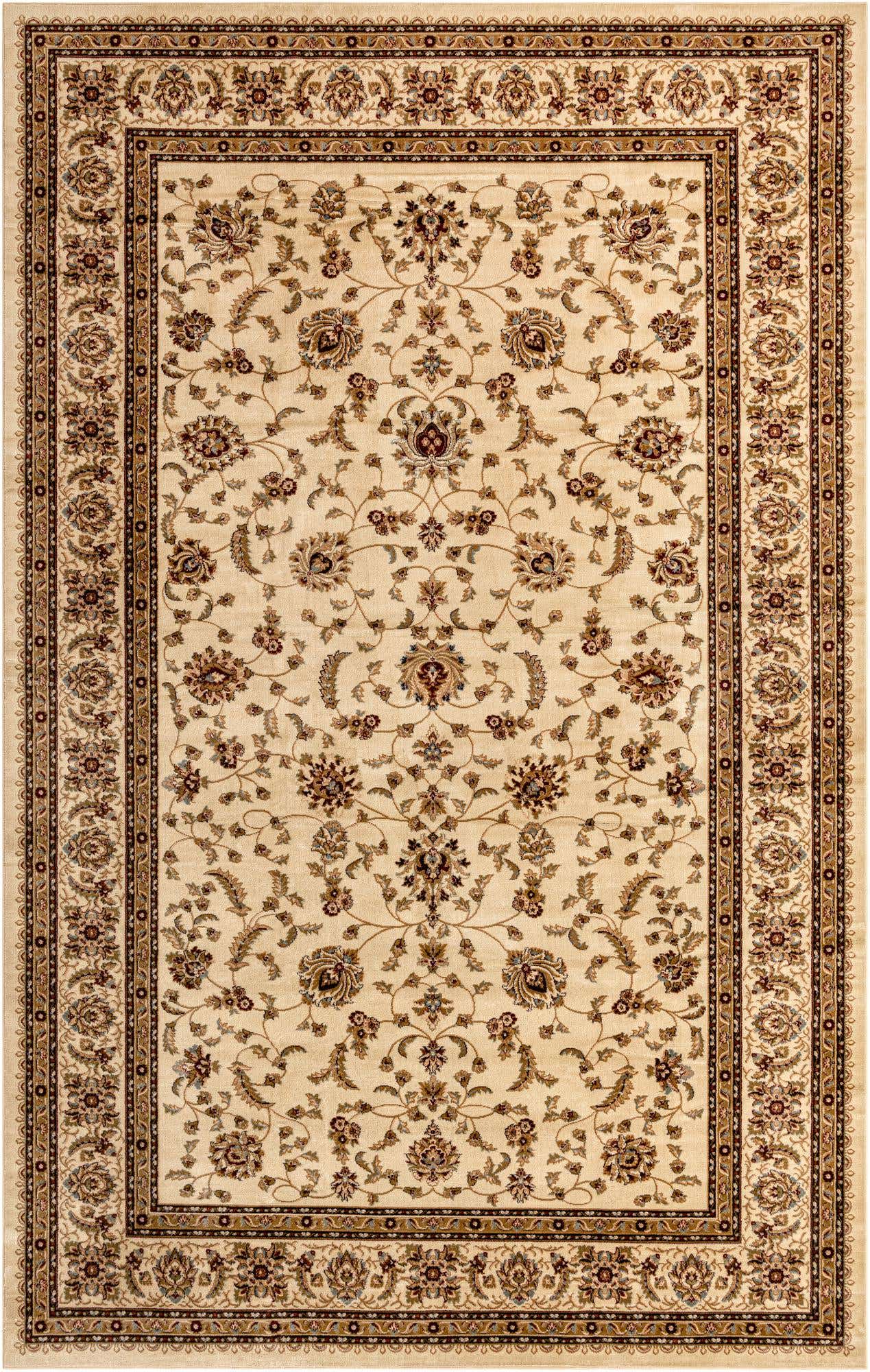 Cream 10' 6 x 16' 5 Voyage Rectangle Area Rug