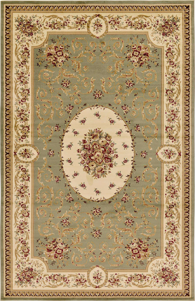 Green 10' 6 x 16' 5 Versailles Rectangle Area Rug