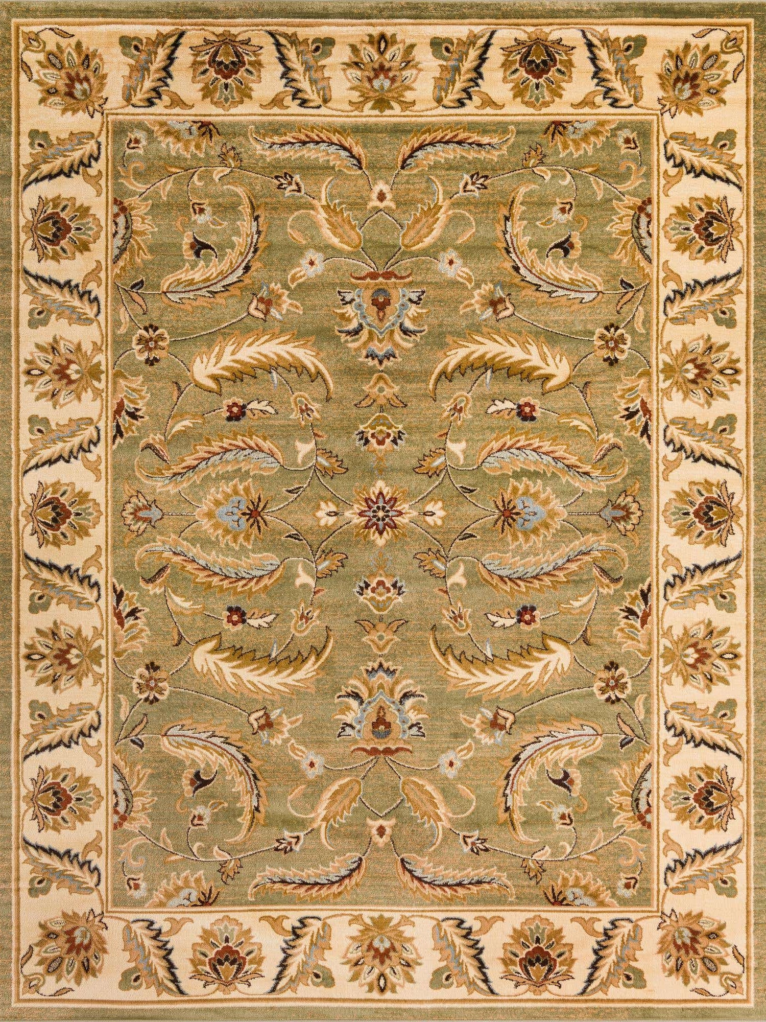 Green 9' x 12' Voyage Rectangle Area Rug