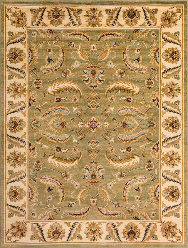 Green 9' x 12' Voyage Rectangle Area Rug