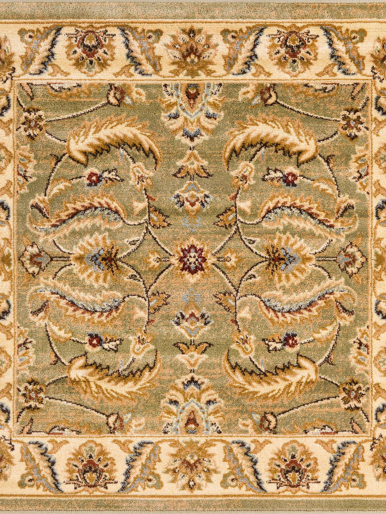Green 4' 1 x 4' 1 Voyage Square Area Rug