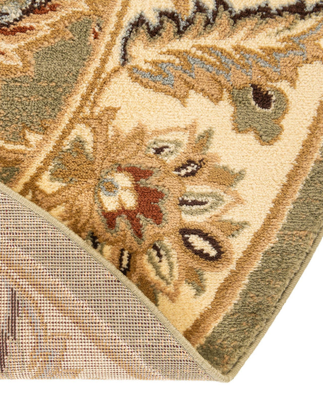 Green 6' 1 x 6' 1 Voyage Round Area Rug