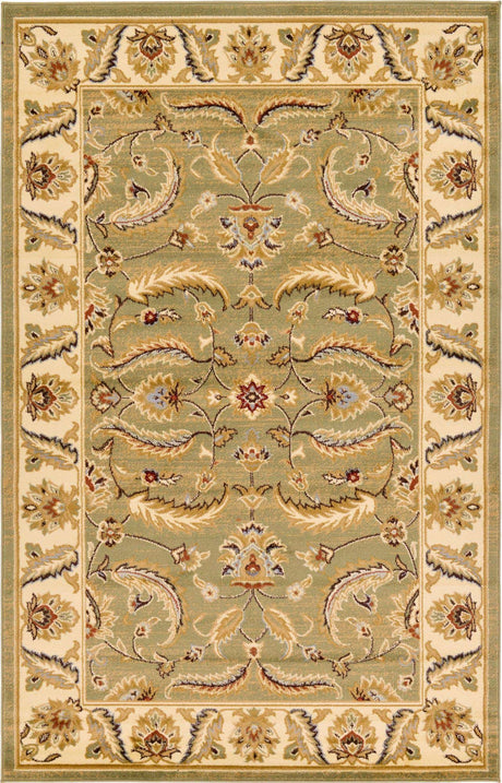 Green 5' 3 x 8' Voyage Rectangle Area Rug