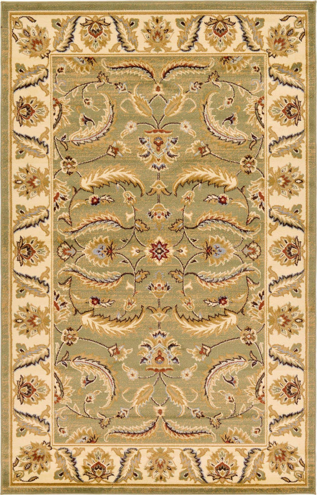 Green 5' 3 x 8' Voyage Rectangle Area Rug
