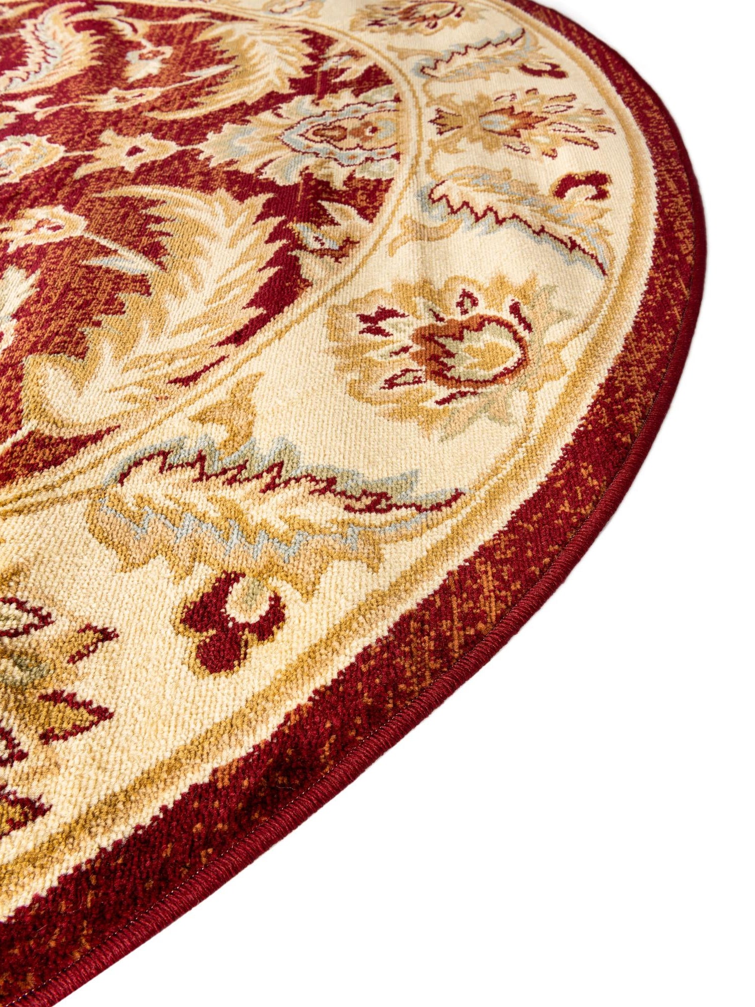 Red 6' 1 x 6' 1 Voyage Round Area Rug