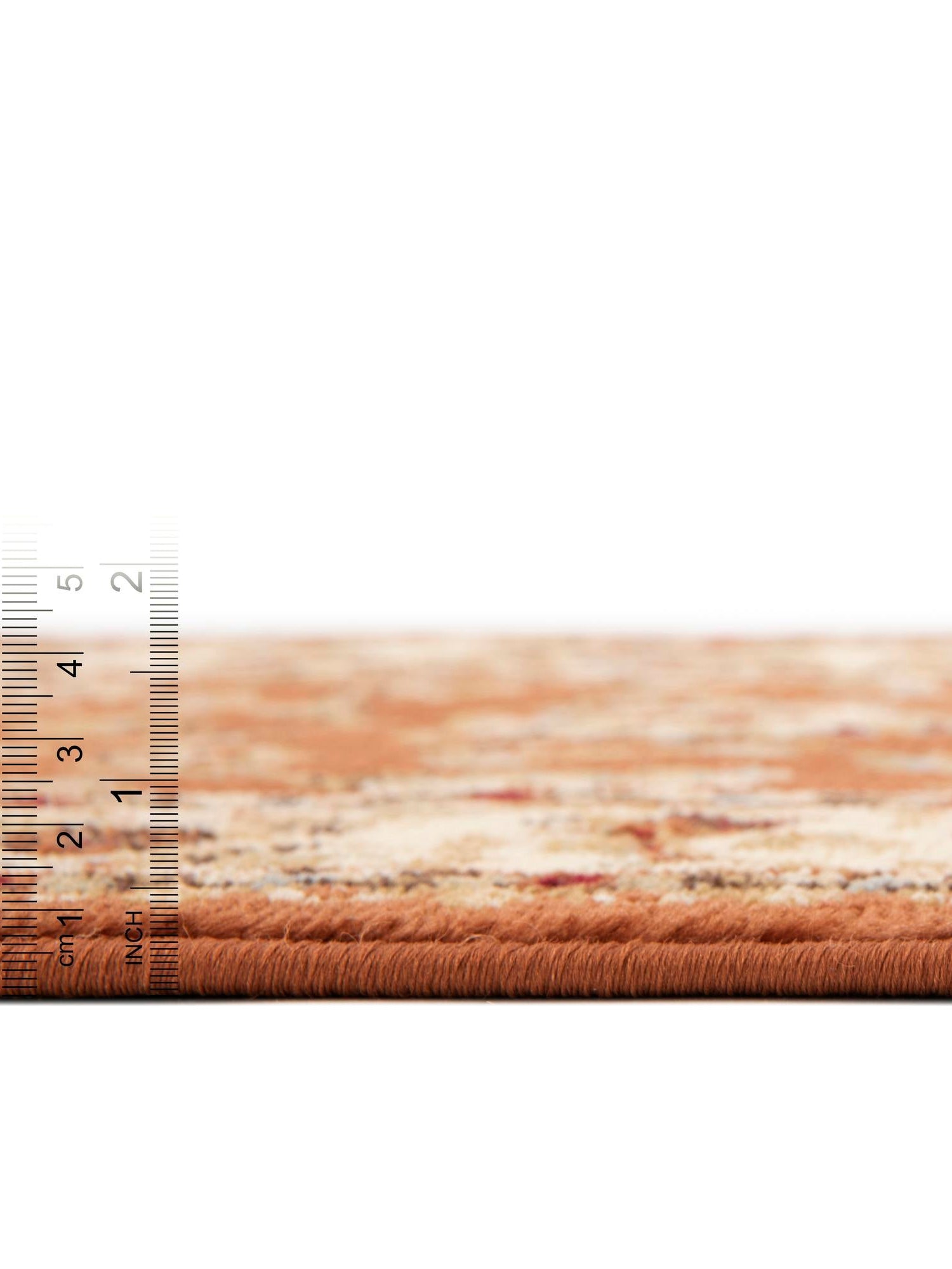 Brick Red 7' 10 x 7' 10 Voyage Round Area Rug