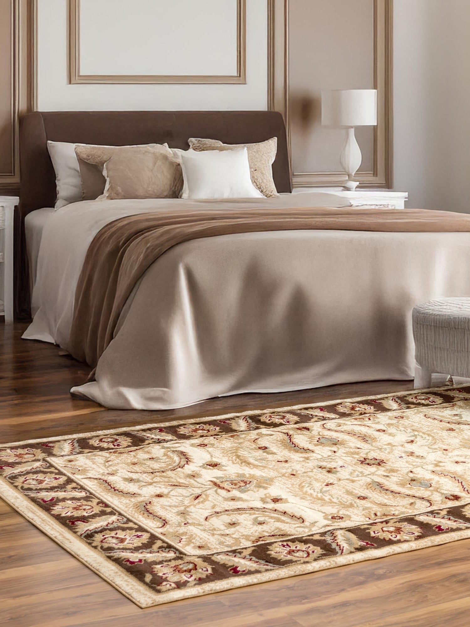 Cream 3' 3 x 5' 3 Voyage Rectangle Area Rug