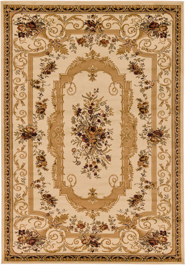 Cream 7' 1 x 10' Versailles Rectangle Area Rug