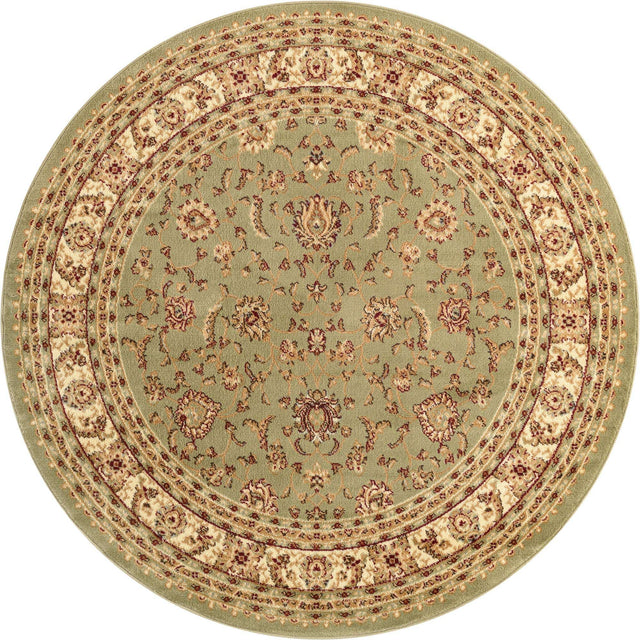 Green 6' 1 x 6' 1 Voyage Round Area Rug