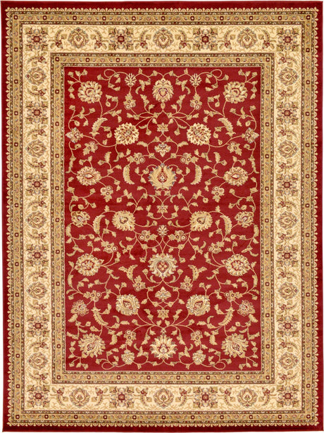 Red 9' x 12' Voyage Rectangle Area Rug