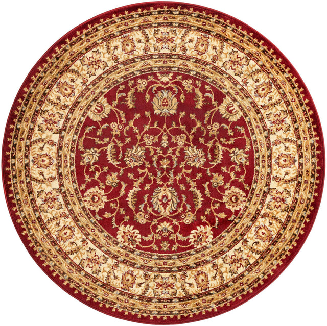 Red 6' 1 x 6' 1 Voyage Round Area Rug
