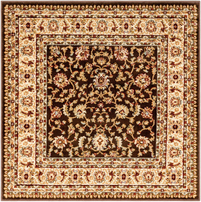 Brown 4' 1 x 4' 1 Voyage Square Area Rug