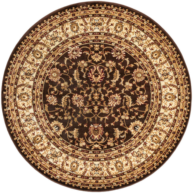 Brown 6' 1 x 6' 1 Voyage Round Area Rug