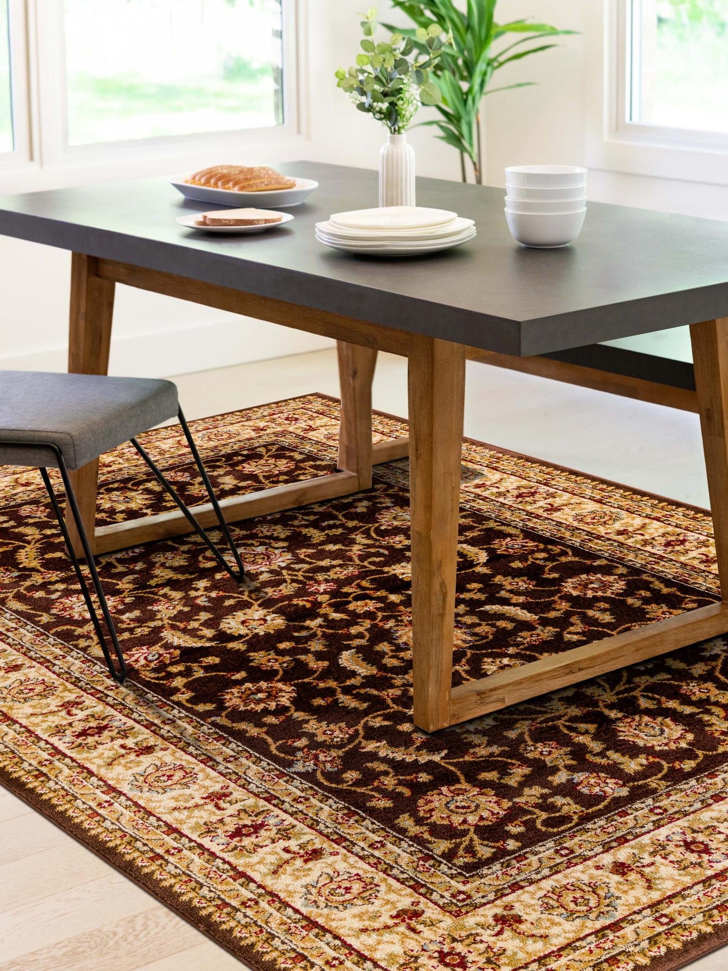 Brown 3' 1 x 5' 3 Voyage Rectangle Area Rug