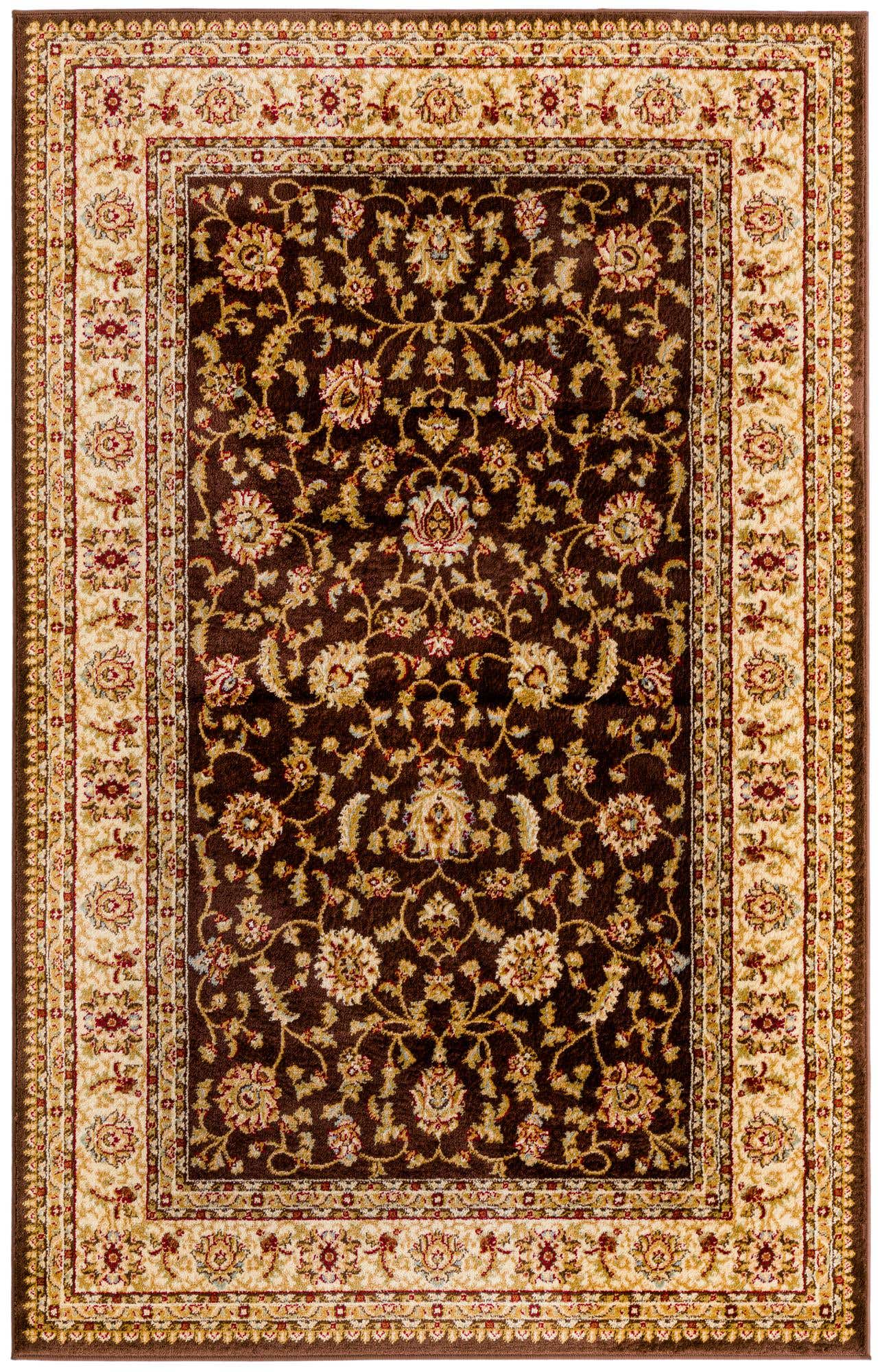 Brown 5' 3 x 8' Voyage Rectangle Area Rug