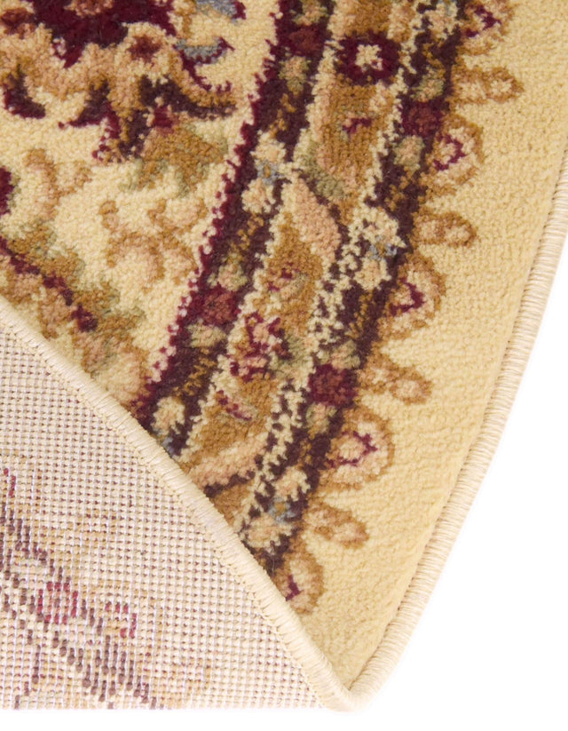 Cream 4' 1 x 4' 1 Voyage Round Area Rug