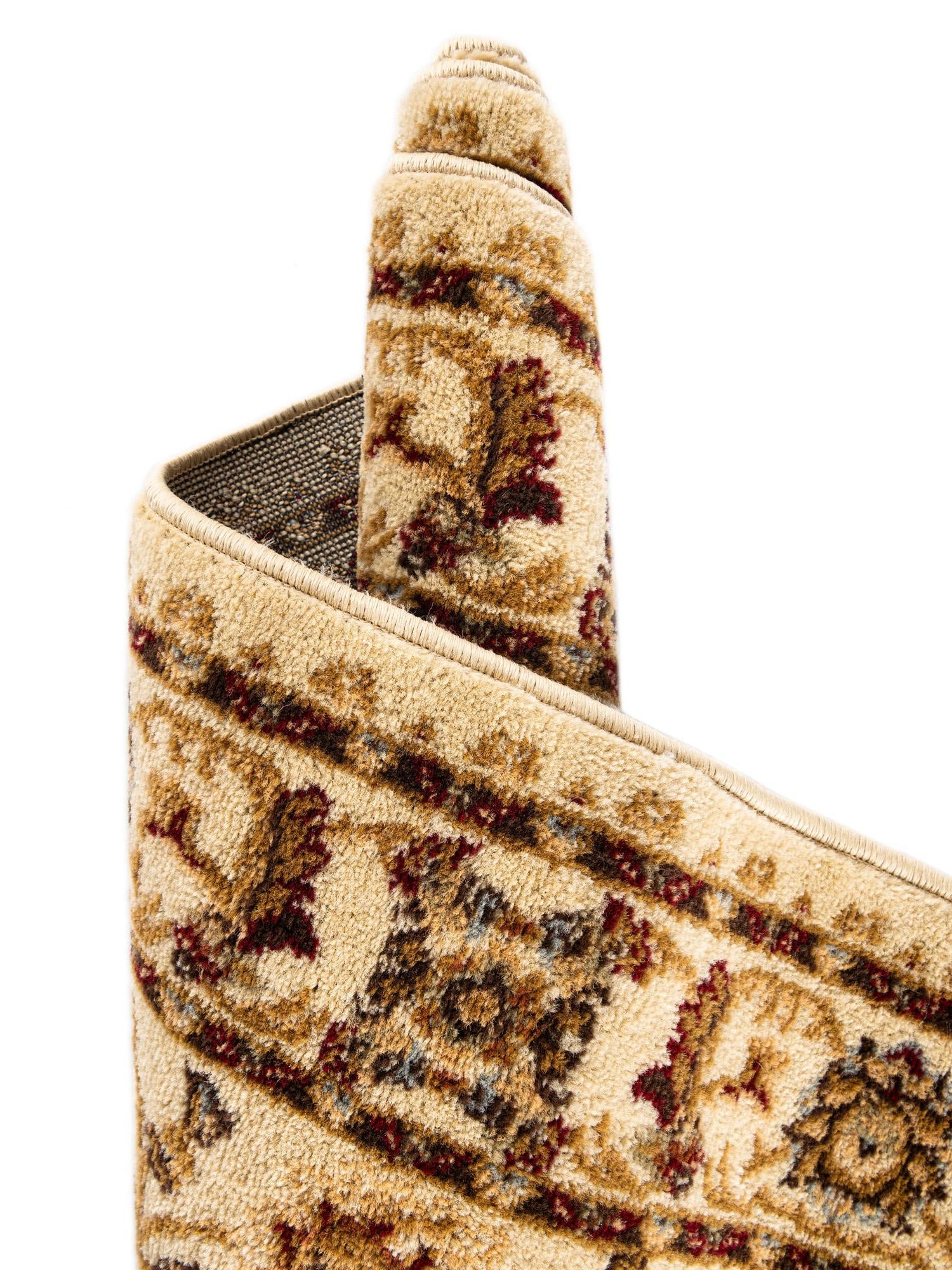 Cream 4' 1 x 4' 1 Voyage Round Area Rug
