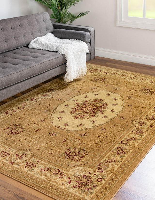 Tan 3' 3 x 5' 3 Versailles Rectangle Area Rug