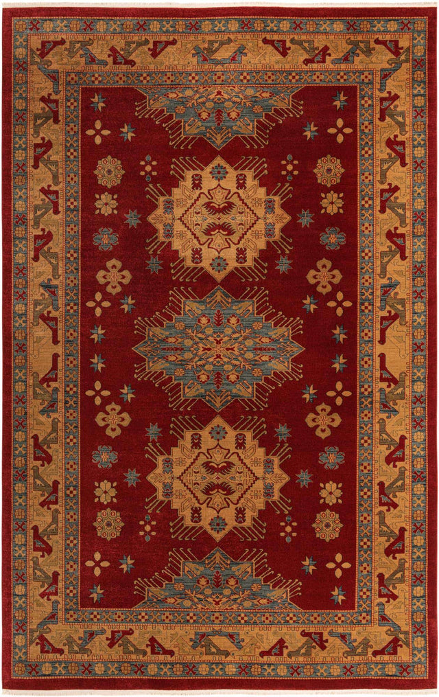 Red 10' 6 x 16' 5 Sahand Rectangle Area Rug Affordable Easy Clean Traditional Design Durable Carpet for Home Interior Design Living Room Dining Office for Sale at Rug Engine