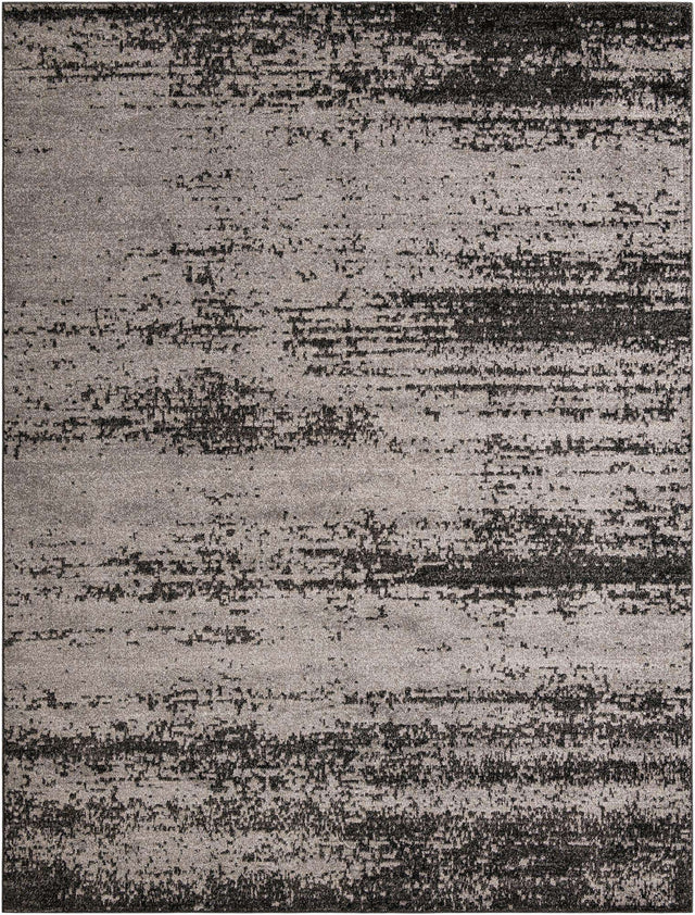 Dark Gray 9' x 12' Del Mar Rectangle Area Rug 100% Polypropylene Easy Clean Stain Resistant Vivid Modern Carpet Mat for Home Decor Interior Designing for Sale at Rug Engine