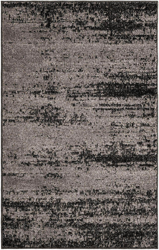 Dark Gray 3' 1 x 5' 3 Del Mar Rectangle Area Rug 100% Polypropylene Easy Clean Stain Resistant Vivid Modern Carpet Mat for Home Decor Interior Designing for Sale at Rug Engine
