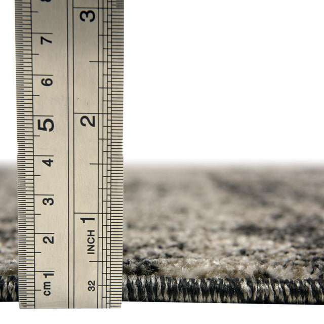 Dark Gray 7' 10 x 7' 10 Del Mar Round Area Rug 100% Polypropylene Easy Clean Stain Resistant Vivid Modern Carpet Mat for Home Decor Interior Designing for Sale at Rug Engine