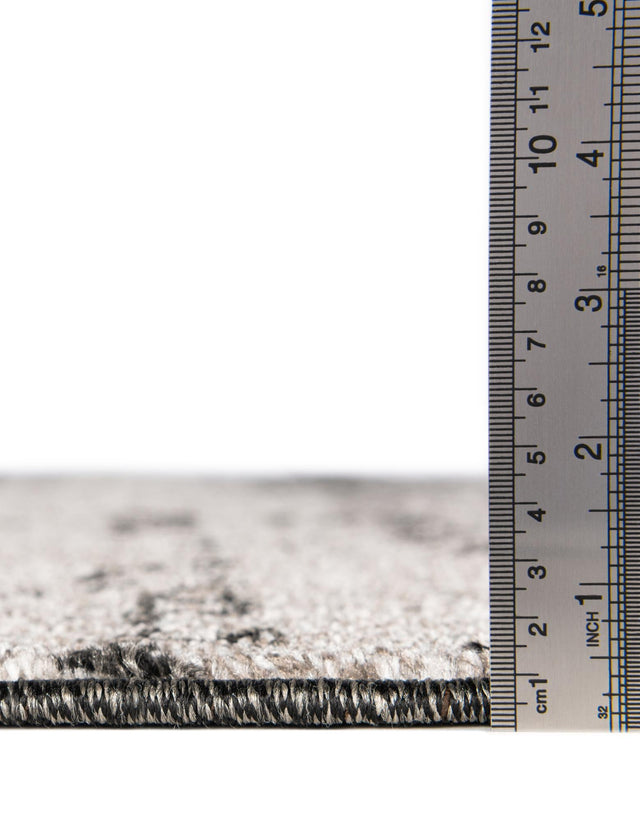 Dark Gray 7' 10 x 7' 10 Del Mar Round Area Rug 100% Polypropylene Easy Clean Stain Resistant Vivid Modern Carpet Mat for Home Decor Interior Designing for Sale at Rug Engine