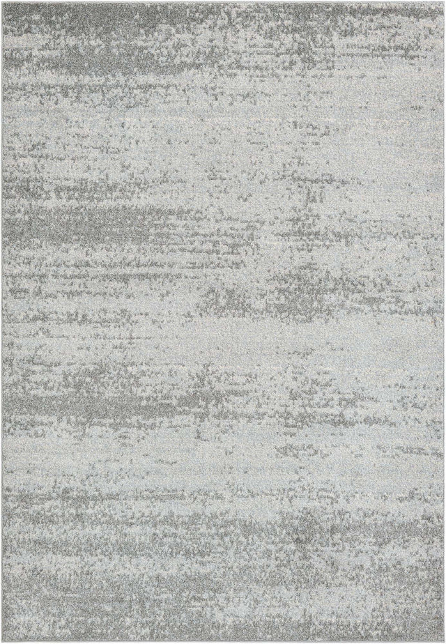 Gray 7' 1 x 10' Del Mar Rectangle Area Rug 100% Polypropylene Easy Clean Stain Resistant Vivid Modern Carpet Mat for Home Decor Interior Designing for Sale at Rug Engine