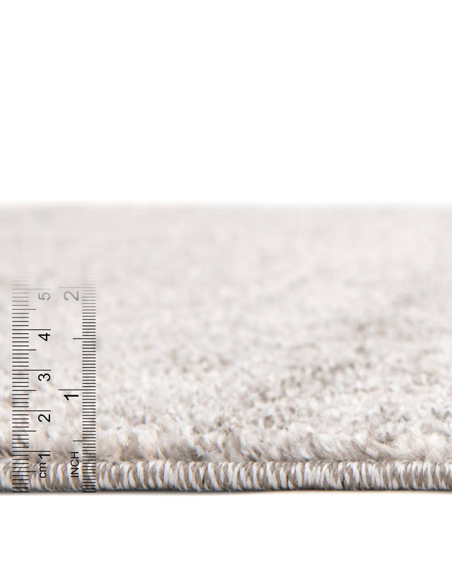 Gray 6' 1 x 6' 1 Del Mar Round Area Rug 100% Polypropylene Easy Clean Stain Resistant Vivid Modern Carpet Mat for Home Decor Interior Designing for Sale at Rug Engine