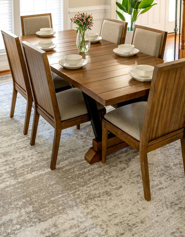 Gray 10' x 13' 1 Del Mar Rectangle Area Rug 100% Polypropylene Easy Clean Stain Resistant Vivid Modern Carpet Mat for Home Decor Interior Designing for Sale at Rug Engine