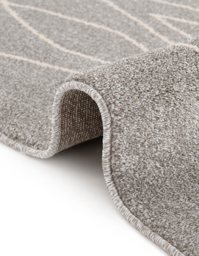 Gray 2' x 3' 1 Fez Rectangle Area Rug Geometric 100% Polypropylene Easy Clean Stain Resistant Carpet for Living, Dining, Office, Dorms for Sale at Rug Engine