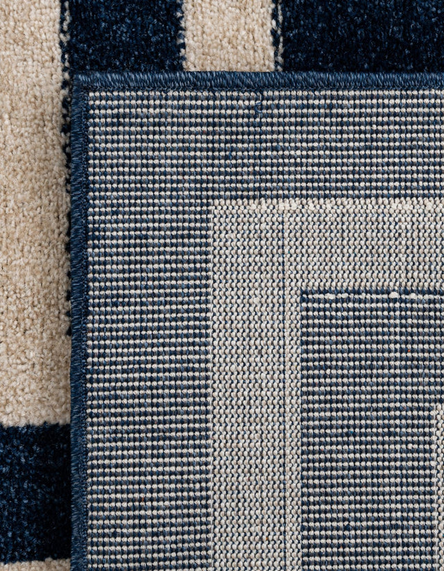 Navy Blue 9' x 12' Athens Rectangle Area Rug 100% Polypropylene With Cotton Backing Easy Clean Indoor Living Dining Room Bedroom Office Carpet for Sale at Rug Engine