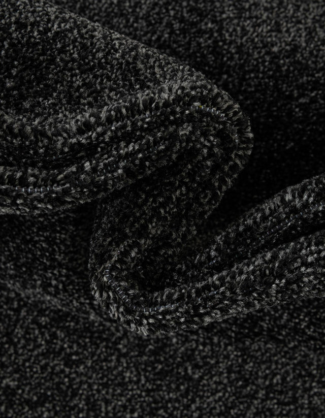 Charcoal 7' 1 x 10' Athens Rectangle Area Rug 100% Polypropylene With Cotton Backing Easy Clean Indoor Living Dining Room Bedroom Office Carpet for Sale at Rug Engine