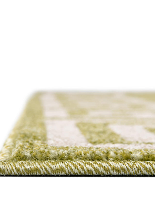 Light Green 3' 1 x 5' 3 Athens Rectangle Area Rug 100% Polypropylene With Cotton Backing Easy Clean Indoor Living Dining Room Bedroom Office Carpet for Sale at Rug Engine