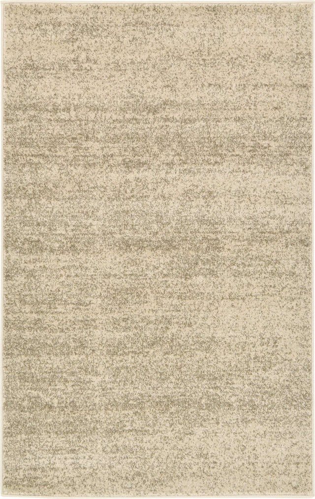 Bone Beige 3' 1 x 5' 3 Del Mar Rectangle Area Rug 100% Polypropylene Easy Clean Stain Resistant Vivid Modern Carpet Mat for Home Decor Interior Designing for Sale at Rug Engine