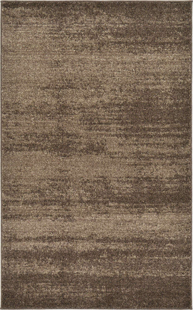 Brown 3' 1 x 5' 3 Del Mar Rectangle Area Rug 100% Polypropylene Easy Clean Stain Resistant Vivid Modern Carpet Mat for Home Decor Interior Designing for Sale at Rug Engine