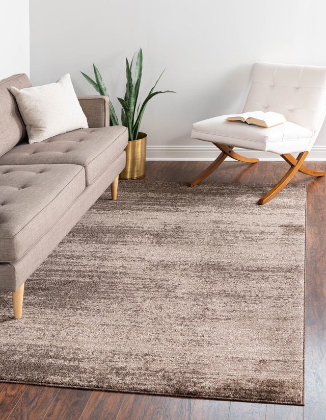 Brown 5' 3 x 8' Del Mar Rectangle Area Rug 100% Polypropylene Easy Clean Stain Resistant Vivid Modern Carpet Mat for Home Decor Interior Designing for Sale at Rug Engine