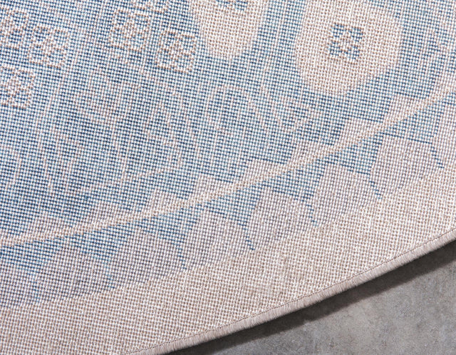 Beige 6' 1 x 6' 1 Salzburg Round Area Rug