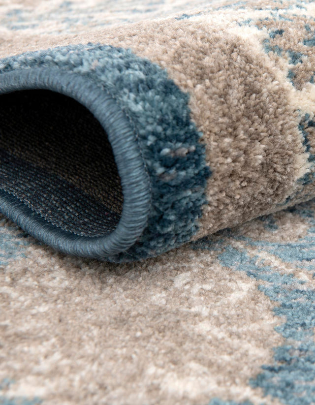 Light Blue 2' x 3' 1 Salzburg Rectangle Area Rug