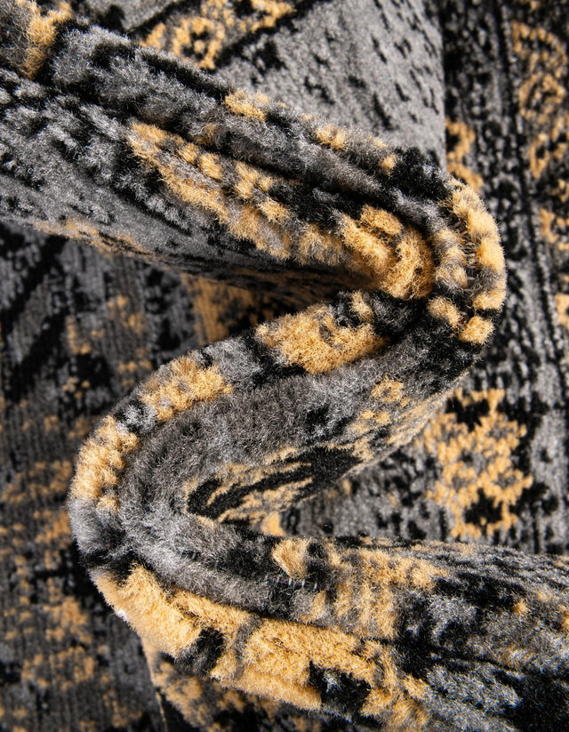 Gray 2' 7 x 10' Taftan Runner Area Rug