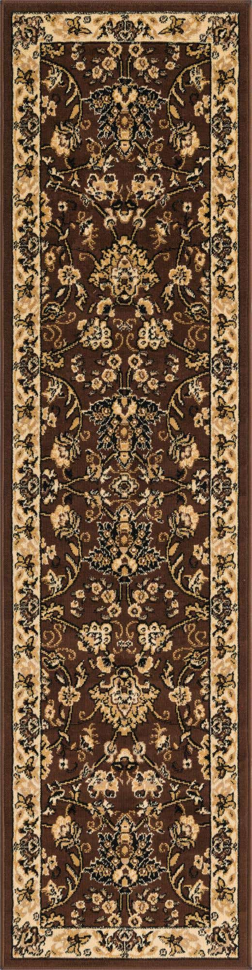Brown 2' x 8' 2 Sialk Hill Runner Area Rug